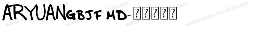 ARYUANgbjf md字体转换